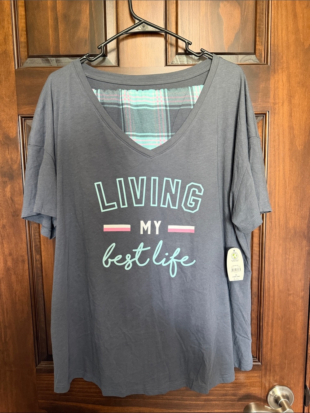 NWT- Living My Best life- pajama set - Picture 8 of 9